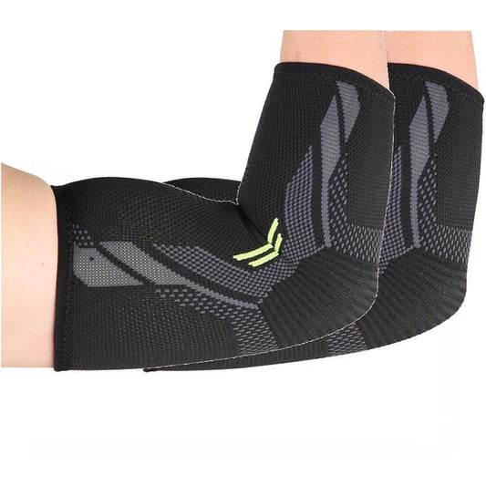BodyAssist Contoured 4-Way Sports Elastic Elbow Support Bundle (2 Units) - Small-Auzzi Store