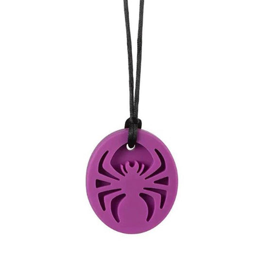 Sensory Safari Spider Purple Sensory Necklace - Calming Fidget Accessory