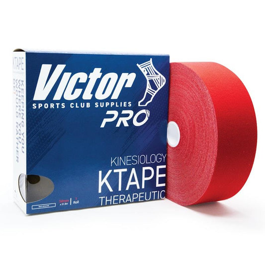 Victor Pro K-Tape 50mm x 31.5m - Red