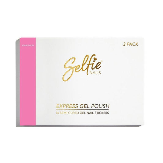 Selfie Nails Express Gel Polish Bubblegum - 3 Pack for Fun Manicures-Auzzi Store
