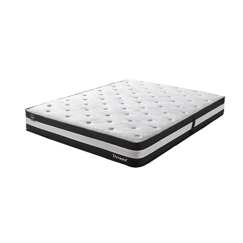 DreamZ Cooling Pocket Spring Mattress - Euro Top Foam 25cm Single