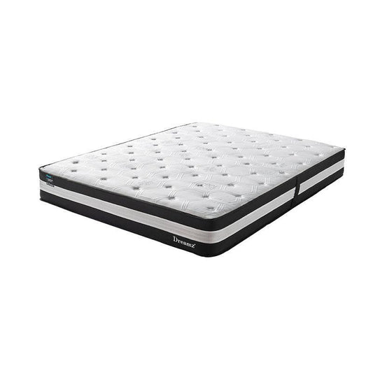 DreamZ Cooling Pocket Spring Mattress - Euro Top Foam 25cm Single