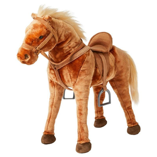 Jiggle & Giggle Large Standing Soft Plush Toy Horse - 1 Piece - Auzzistore