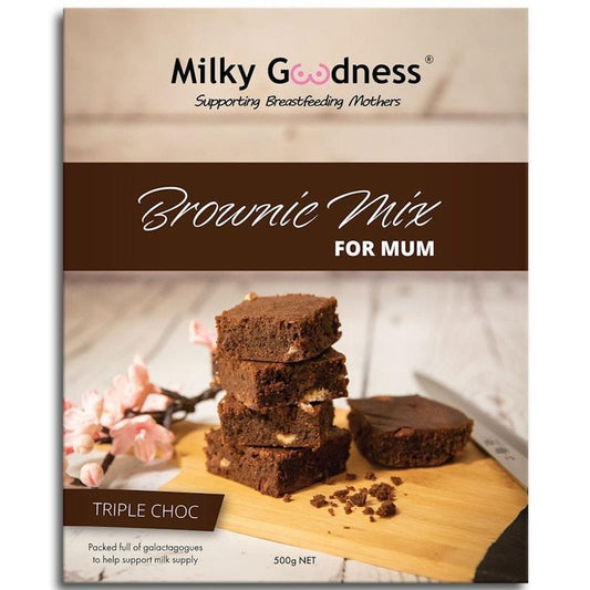 Milky Goodness Triple Chocolate Brownie Mix 500g - A Delicious Lactation Treat