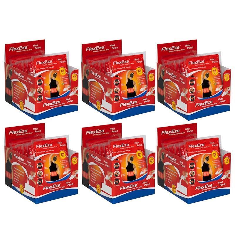 FlexEze Heat Patches 120 Pack Bundle - Ultimate Pain Relief