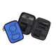 Glucology Travel Case Plus - Extra Storage for Blood Glucose Monitors (Blue)