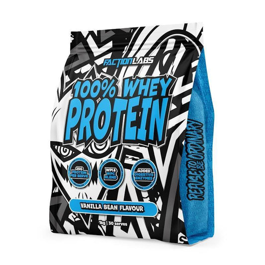 Faction Labs 100% Whey Protein - 30 Serves Vanilla Bean-Auzzi Store