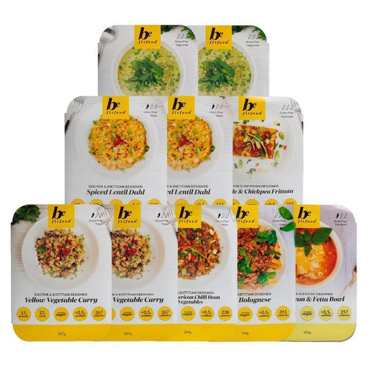 Be Fit Food 10 Meal Vegetarian Bundle - Healthy Plant-Based Nutrition-Auzzi Store