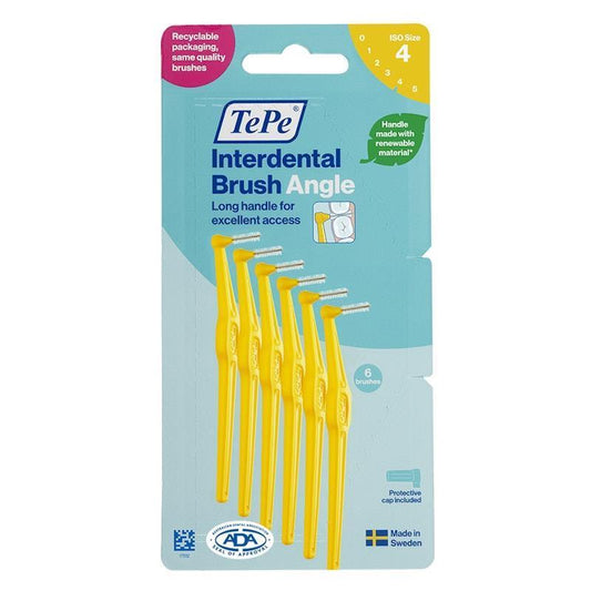 TePe® Angle™ Interdental Brushes - Yellow Size 4-Auzzi Store