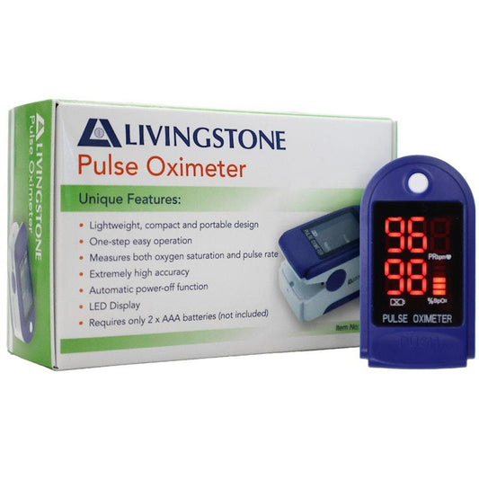Livingstone Finger Pulse Oximeter for Adults and Youth - Accurate SpO2 Monitoring