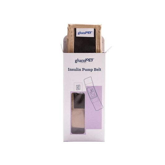 Glucology Insulin Pump Belt - XL, Beige