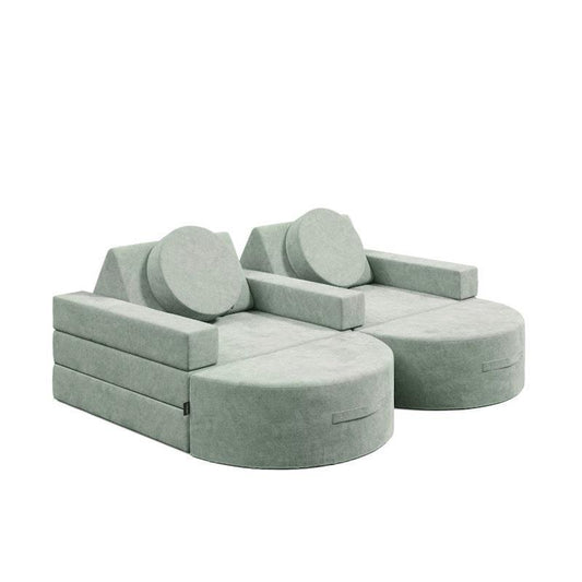 Loungey Movie Junior 13 Piece Sea Foam Play Couch-Auzzi Store