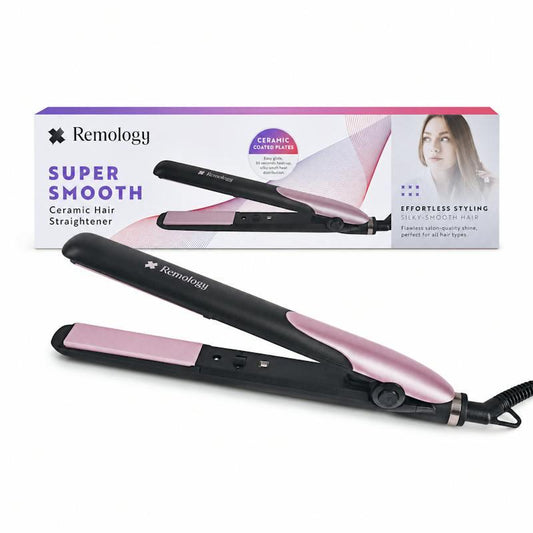 Remology Super Smooth Ceramic Hair Straightener - 1Unit - Auzzistore