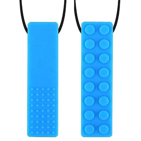 Sensory Safari Sensory Necklace Block - Blue - Auzzistore