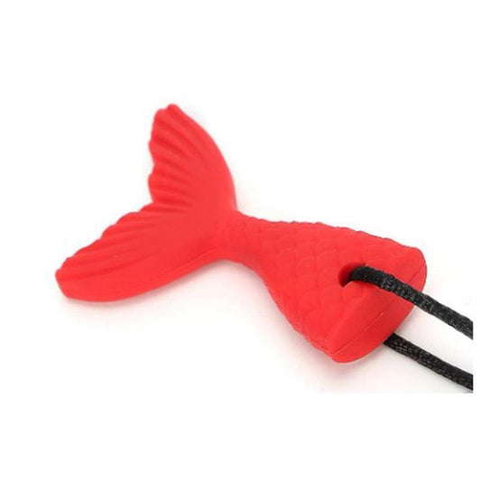 Sensory Safari Mermaid Necklace - Red