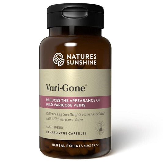 Nature's Sunshine Vari-Gone® 90 Capsules - Herbal Relief for Varicose Veins