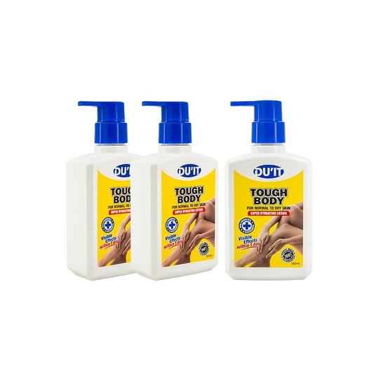 DU'IT Tough Body 300g | 3-Pack Probiotic Body Lotion