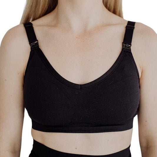 Bubba Bump Maternity/Nursing Bra - Black - XL