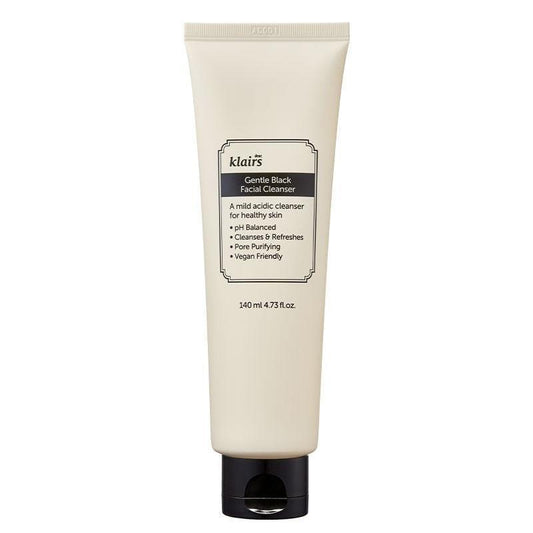 Klairs Gentle Black Facial Cleanser 140ml - Mild Purifying Cleanser