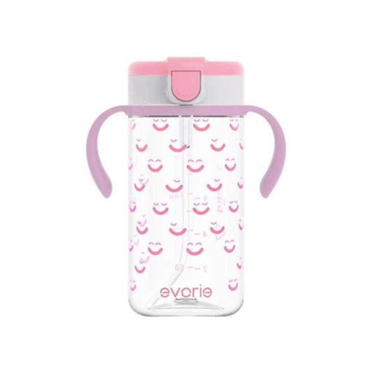 Evorie Tritan Kids Straw Water Bottle Mug 300mL - Fun and Functional Hydration-Auzzi Store