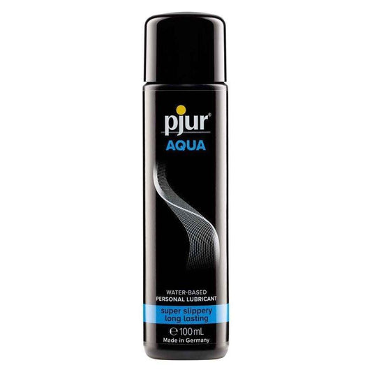Pjur Aqua Premium Water-Based Lubricant 100ml – Hydrating, Toy Safe