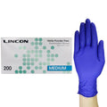 Lincon Nitrile Examination Gloves - ASTM Powder Free - Medium - 200 Pieces/Box