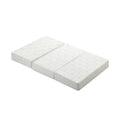 Bedra Bedding Folding Mattress - 3-Fold Foam Mattress for Baby Cot - White