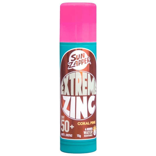 SUN ZAPPER Extreme Zinc Stick SPF 50+ Coral Pink 15g - Ultimate Sun Shield
