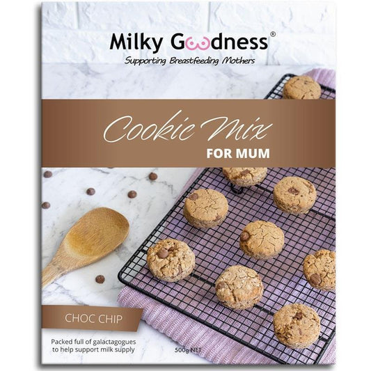Milky Goodness Chocolate Chip Lactation Cookie Packet Mix - 500g for Homemade Treats