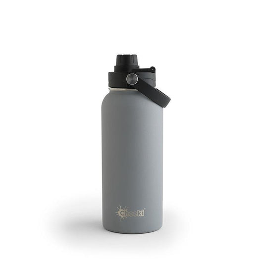 Cheeki 1 Litre Insulated Adventure Bottle - Slate-Auzzi Store