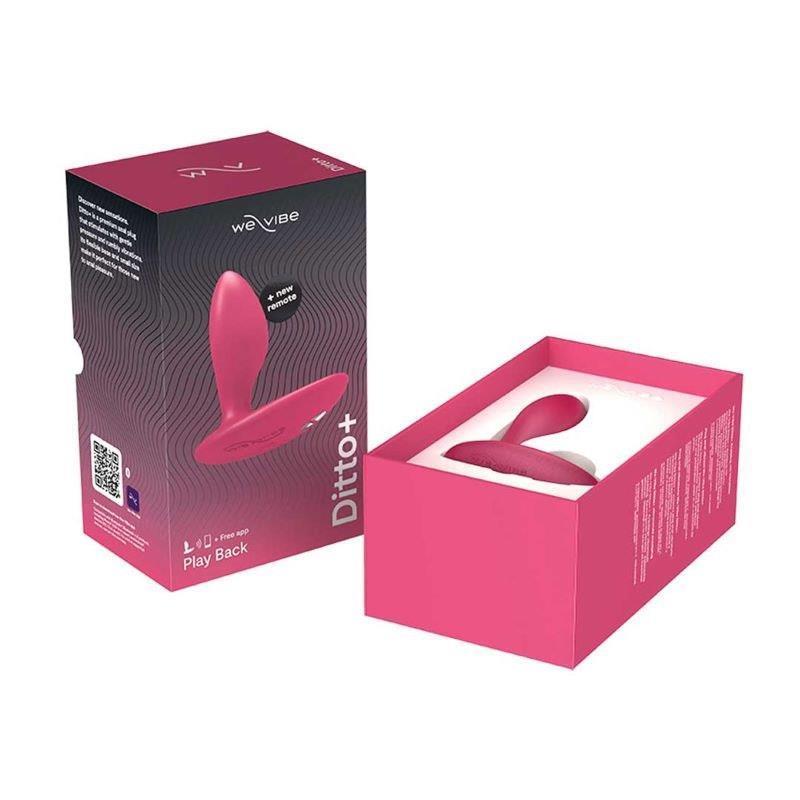 We Vibe Ditto + Cosmic Pink - 1 Piece for Anal Pleasure