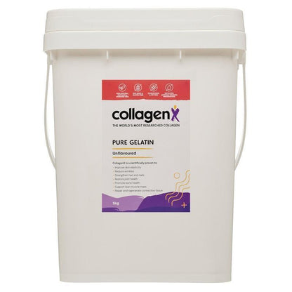 CollagenX Pure Bovine Gelatin Powder 5Kg - Premium Natural Protein for Health