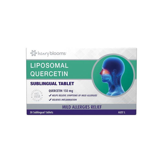 Henry Blooms Liposomal Quercetin Sublingual Tablets - 30 Count