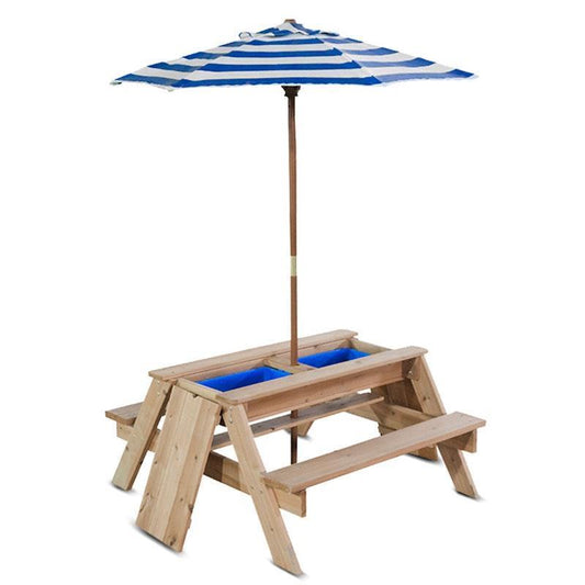 Lifespan Kids Sunrise Sand & Water Table with Umbrella - Outdoor Fun