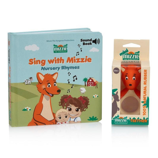 Mizzie The Kangaroo Mini Singer Gift Set - Perfect for Mum and Bub - Auzzistore