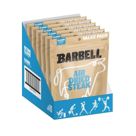 Barbell Foods Biltong Classic 200g 6 Pack - Traditional Flavor on the Go