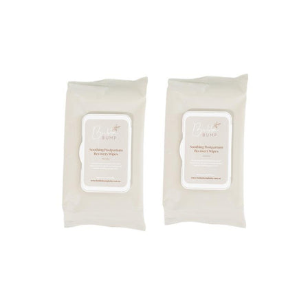 Bubba Bump Postpartum Witch Hazel Recovery Wipes 2 Pack - Soothing Relief for New Moms