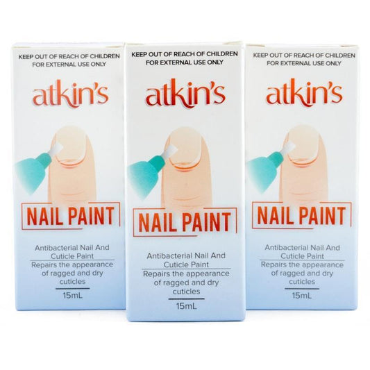 Allendale Atkins Nail Paint - 15ml Pack of 3 for Optimal Nail Health