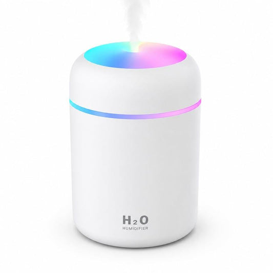 Living Today Mini LED Ultrasonic Humidifier - 300ML 1 Unit - Auzzistore