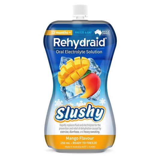 Rehydraid Electrolyte Slushy's Mango 18x250ml - Tropical Hydration Delight