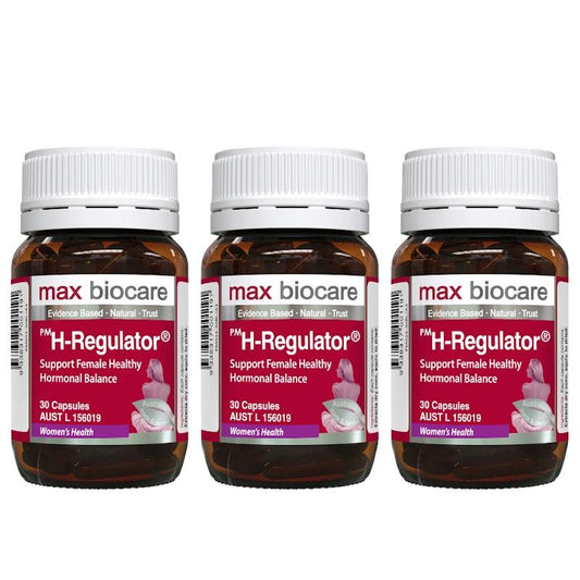 Max Biocare H-Regulator® 3-Pack Menopause Support with Isoflavones