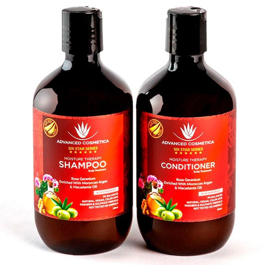 Advanced Cosmetica Six Star Series Moisture Therapy Shampoo & Conditioner Bundle (500ml)