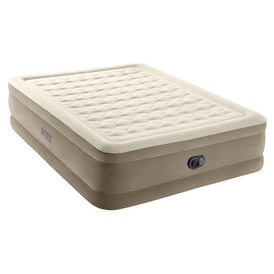 Intex Dura-Beam Deluxe Ultra Plush Queen Air Mattress - Auzzistore