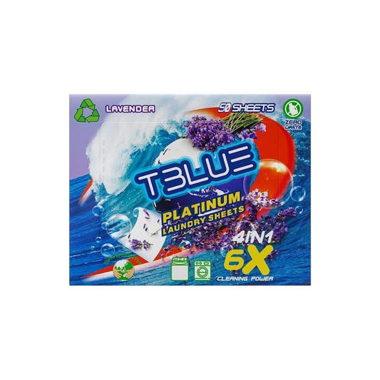 TBLUE Lavender Laundry Detergent Sheets - Pack of 50