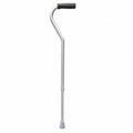 Livingstone Adjustable Swan Neck Walking Stick - Aluminium, 78-100 cm, Silver