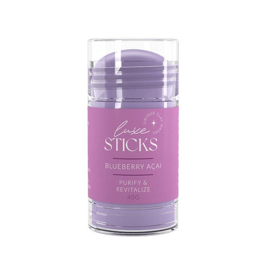 LuxeSticks Blueberry Acai Clay Stick 40g - Natural Skin Revitalizer-Auzzi Store