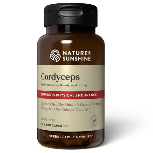 Nature's Sunshine Cordyceps 90 Capsules - Natural Testosterone Booster