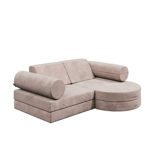 Loungey Little Luxe 11 Piece Latte Play Couch-Auzzi Store