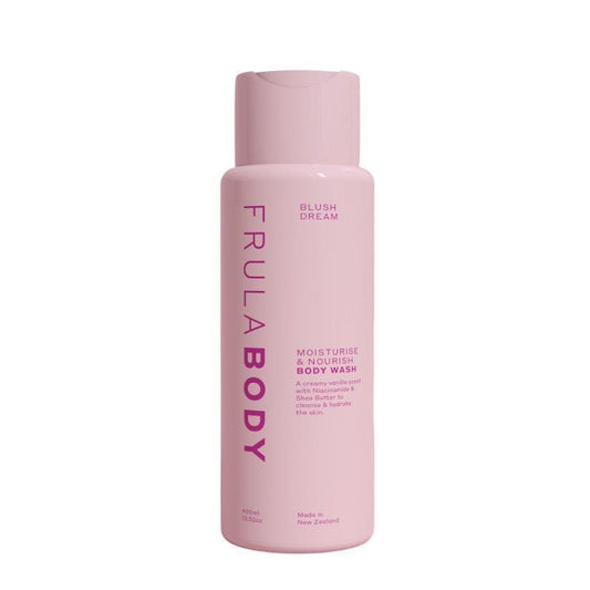 Frula Blush Dream Body Wash 400ml - Indulge in Creamy Vanilla Bliss