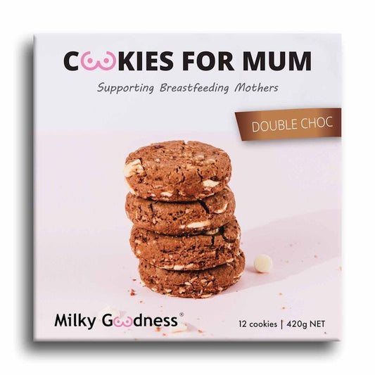 Milky Goodness Double Choc Lactation Cookies - 12 Pack - Auzzistore